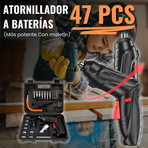 Power Kit™ - Destornillador Automático 47 PCS